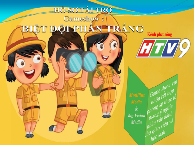 Gameshow BIỆT ĐỘI PHẤN TRẮNG Truyền Hình trên HTV9